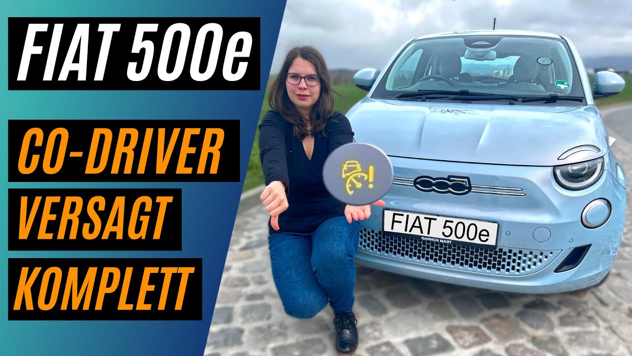 Fiat 500e: Totalversagen des Fiat Co-Drivers