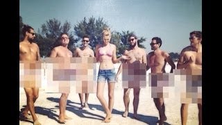 Leonardo DiCaprio's Girlfriend Poses With Six Naked Men - BT