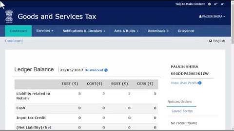 GSTN Official Guide for Viewing Balance in Cash Ledger