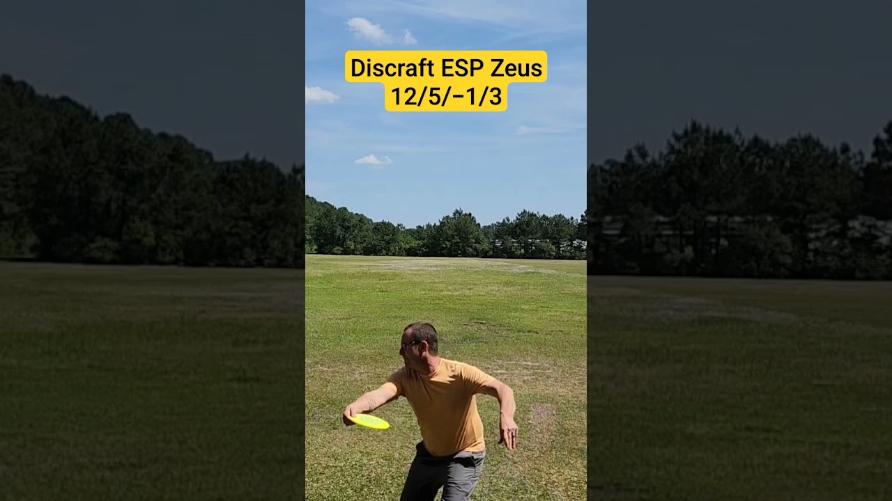 Discraft ESP Zeus | Overstable distance driver with glide - Average MA40 Arm (
