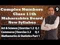 Complex Numbers Class 11th | Exercise 1.2 | Maharashtra Board Part 1