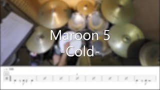 Maroon 5  Cold  Drummerfrank Drum Cover  With Drum Score