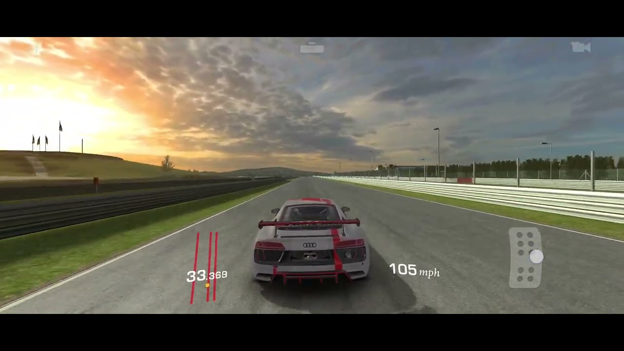 Real Racing 3 R8 Real racing 3 Time trial with Audi R8 GTLM - YouTube