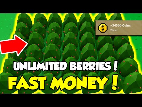 New Fast Money Method Free Unlimited Berry Bushes Roblox Sky Block Youtube - how to get berry bushes in roblox skyblock top 5 ways to do it republic world