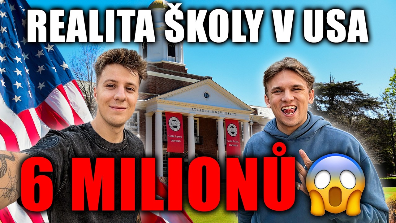 STUDIUM V USA! 🇺🇸 STŘELBA NA ŠKOLE! ŠKOLNÉ ZA 6 MILIONŮ