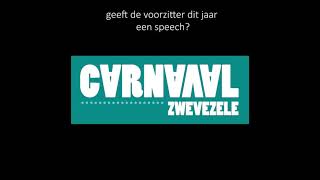 Openingsmoment Orde Van De Bolhoed Carnaval Zwevezele