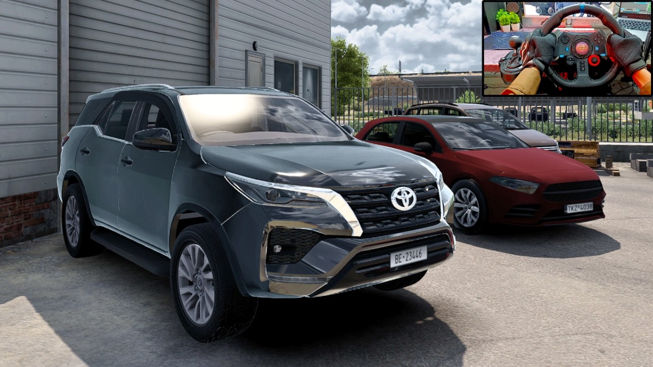 Driving the Toyota Fortuner on a Scenic Mountain Road – ETS2 with Logitech G29