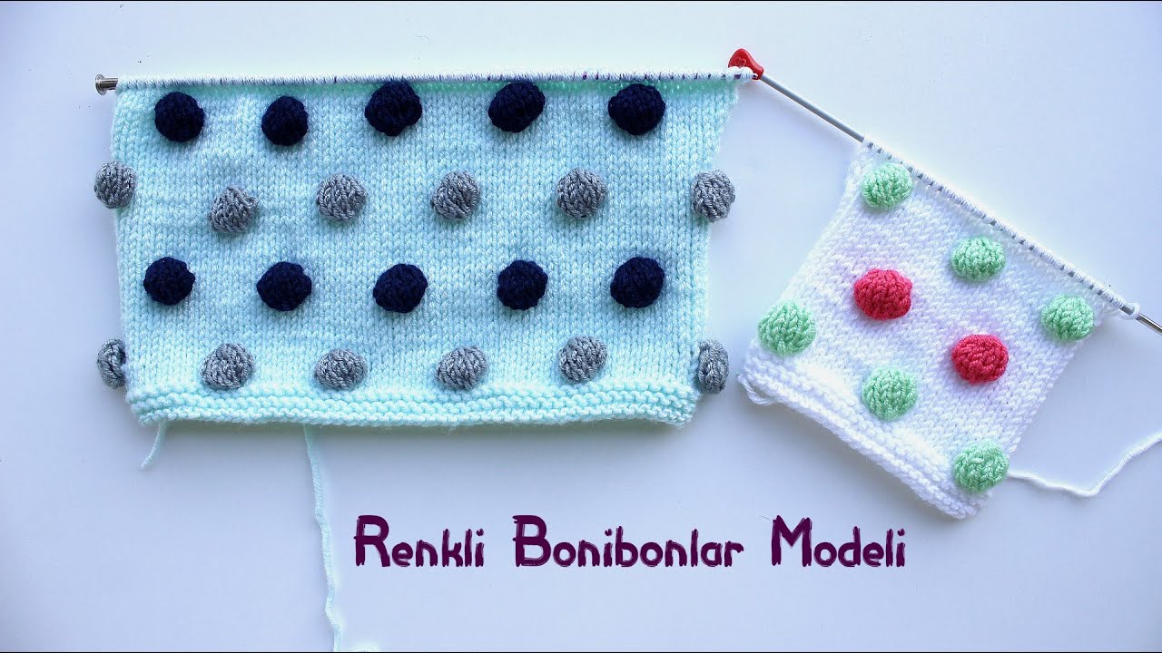 Renkli bonibonlar modeli ayrıntılı anlatımı