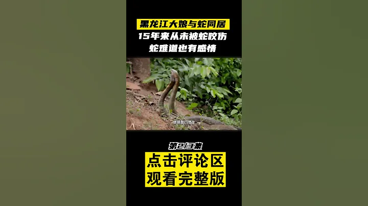 Pt2/3 黑龍江大娘與蛇同居15年，從未被咬傷，蛇難道也有感情！#船長動物園 #蛇 #shorts - 天天要聞
