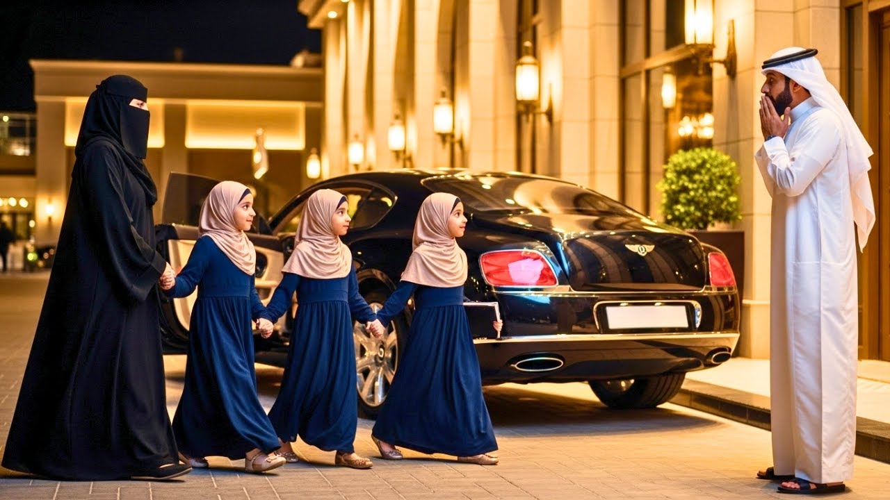 دعـا طليقته ليذلها في مطعمه الفاخر… لكنها وصلت ببنتلي ومعها ثلاث توائم!