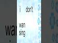 “I dont wan sing” 🎵 all platforms! #undergroundmusic #indierock #newmusic #indiemusic #sorrow
