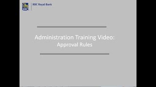 Administration: Approval Rules