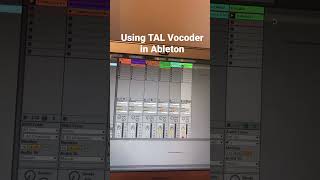 Tal Vocoder In Ableton