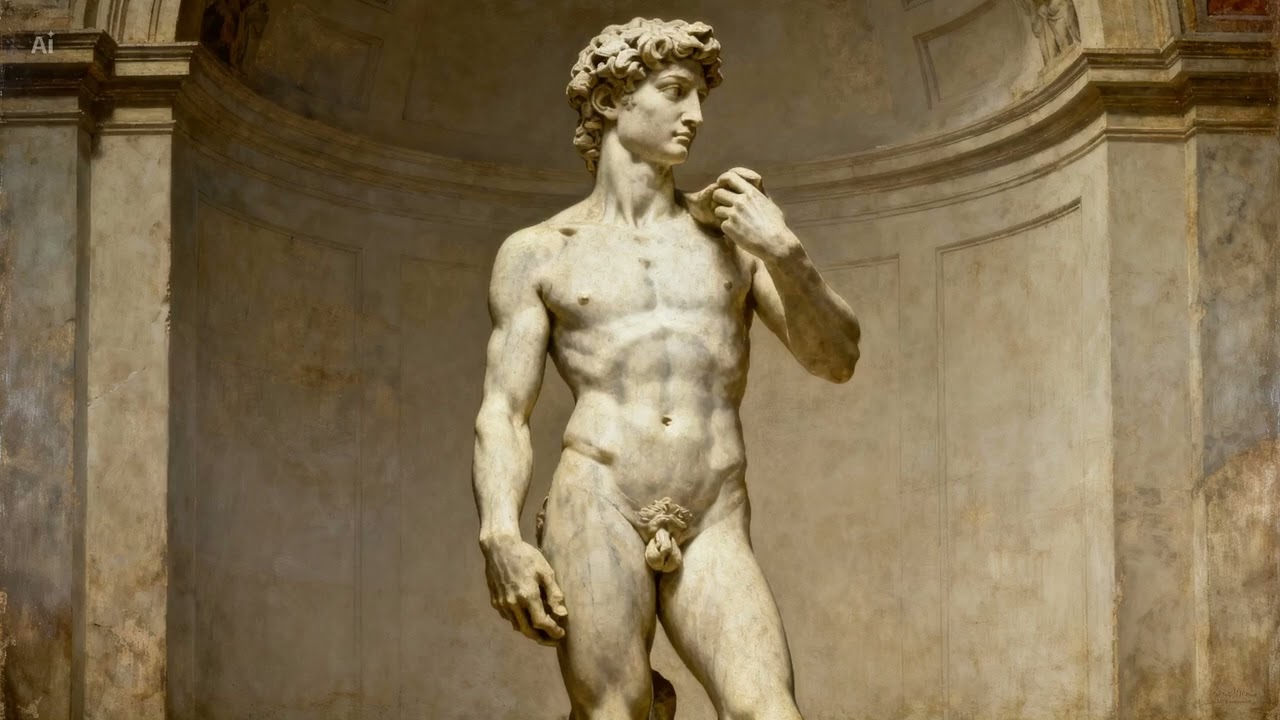 Michelangelo Masterpieces | David, Pietà & Moses | 3 Hour Classical Art Screensaver