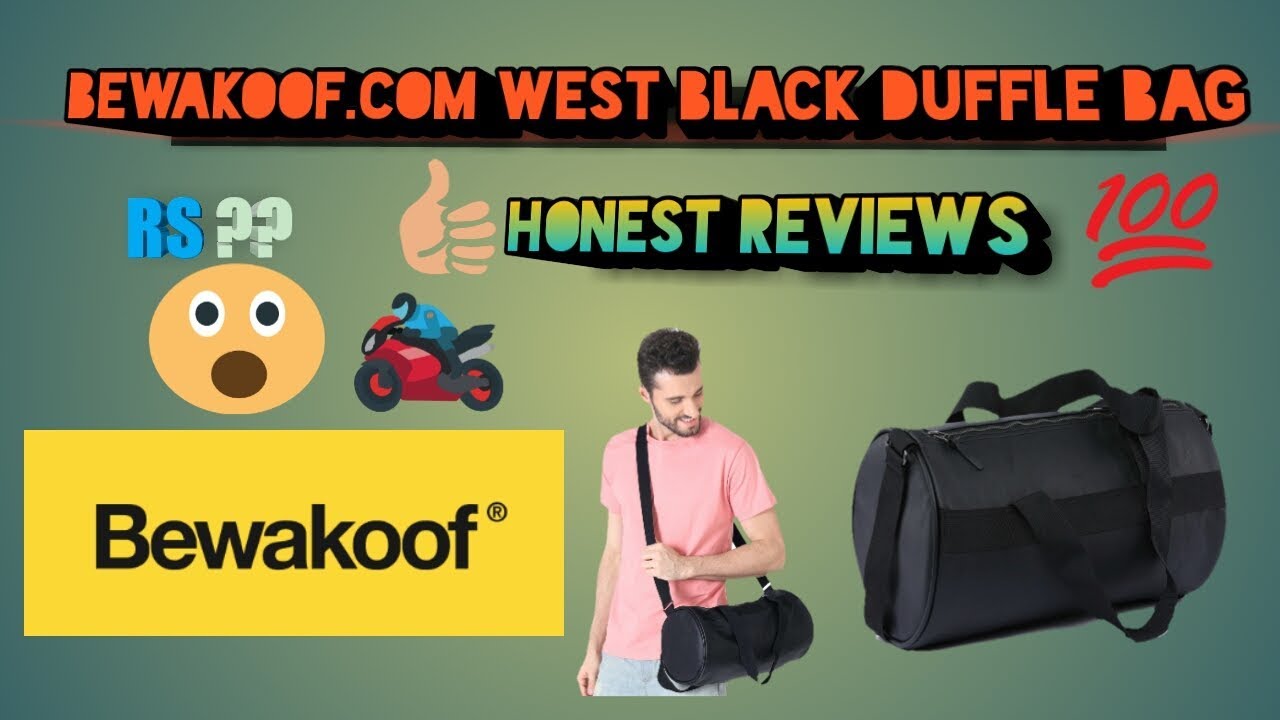 bewakoof duffle bag