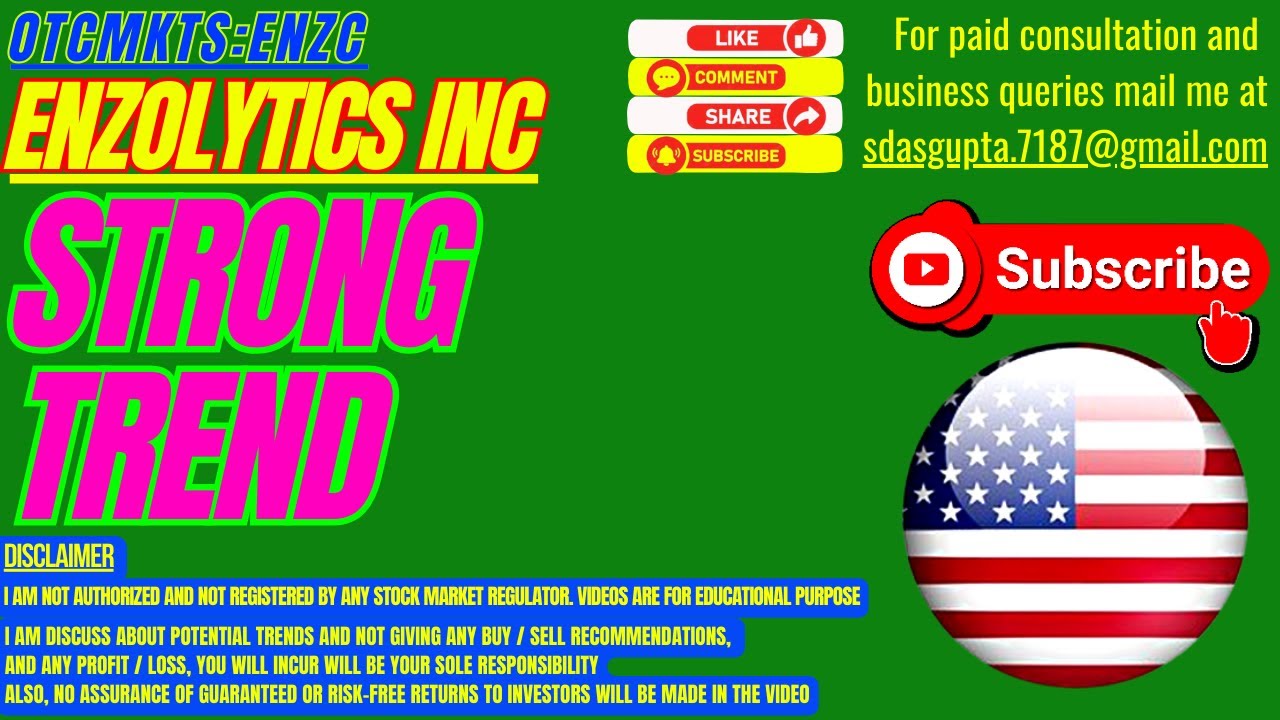 ENZC STOCK ANALYSIS ENZOLYTICS INC STRONG TREND YouTube
