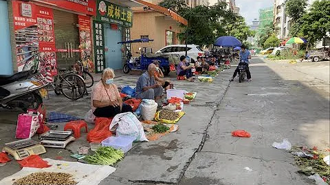 逛四邑恩平Enping市區恩華農貿市場、在周邊的街市地攤檔購物隨拍 - 天天要聞