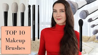 TOP 10 LUXURY MAKEUP BRUSHES | Collab with Allison Chase