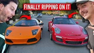 Gated Murcielago Vs. TJ Hunt’s GT3