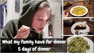 5 days of my dinners (what I have for dinner) #2