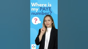 Where is my PAYE reference number? #shorts