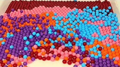 reverse #reverse #asmr#satisfying #beads #reversebeads#dominomarble #reversevideo#shorts