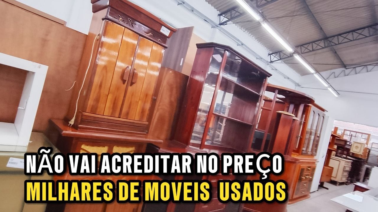 ENCONTREI LOJA COM MILHARES DE MÓVEIS ANTIGOS DE MADEIRA