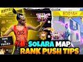 (After Update)Solara Map Rank Push Tips | How To Win Every Br Rank Match | Rank Push Tips and Tricks