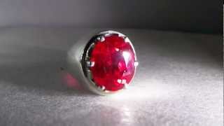 Pigeons Blood Ruby Burma 8.50 Carats Natural Unheated Sold