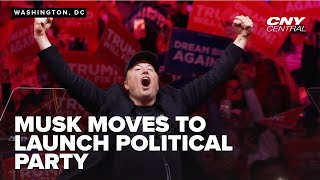 Elon Musk moves to start new political party amid fallout from end of Trump bromance