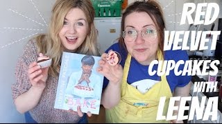 Baking Red Velvet Cupcakes from Lorraine Pascale's BAKE | #BookBreak