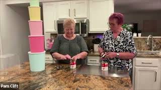 Jeni and Nancy - Tupperware Can Opener