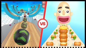 Sandwich Runner - Going Balls | Walkthrough | All Level Gameplay Android,iOS | Video Games, JCB Wala