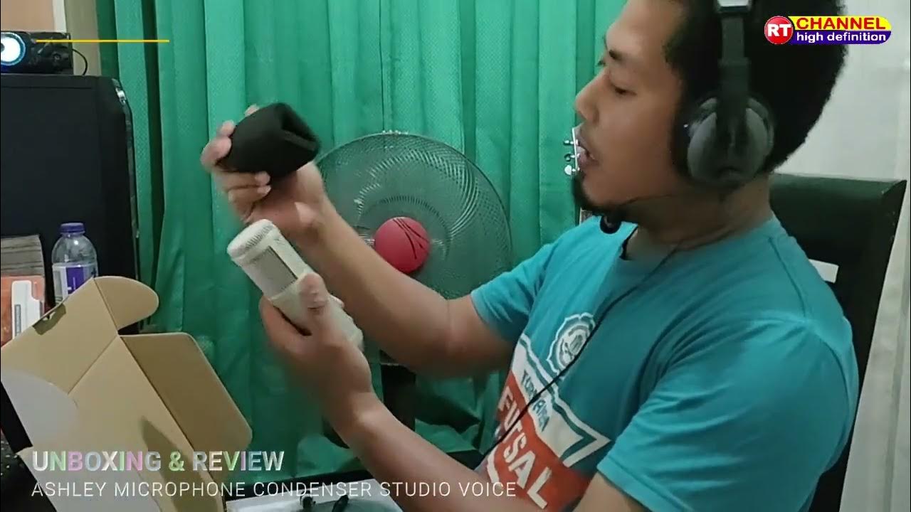 Unboxing dan Review Ashley Microphone Condenser Studio Voice (HASIL