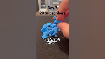 Day 7 3D printing a duck for every subscriber! #3dprinting #bambulab #challenge