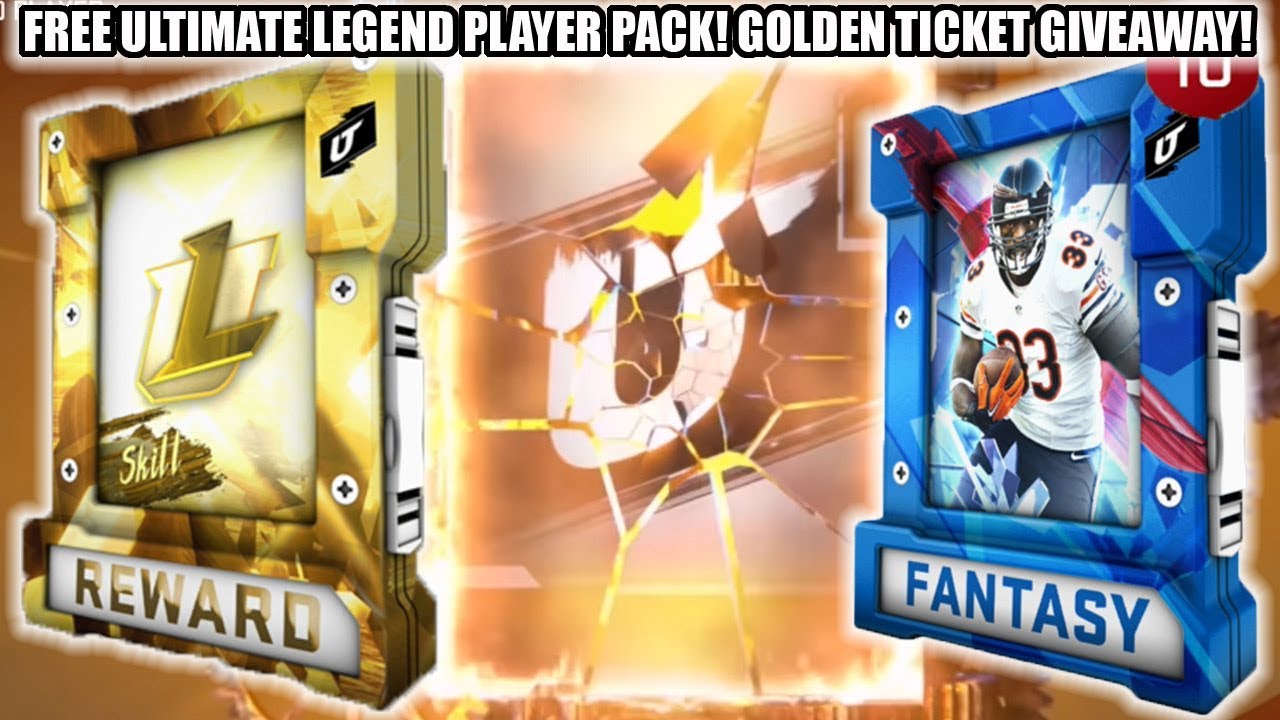 FREE ULTIMATE LEGEND PLAYER PACK! GOLDEN TICKET GIVEAWAY! PACKS FOR GTS! | MADDEN 20 ULTIMATE TEAM
