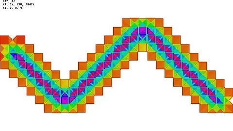 Fractal Images from (17,1) Recursion: Selected Image