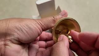 Small Brass Bell with Clear Tone | For Shopkeeper, Home, Office Door