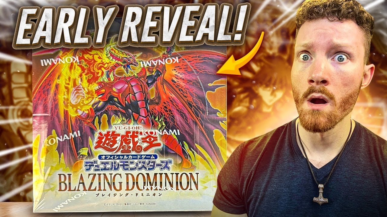 Early Look at the NEW Yugioh Blazing Dominion Set (Another ERROR Box?!)