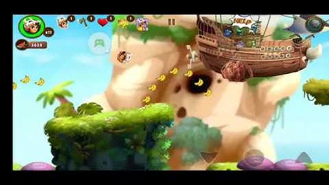 Jungle adventure 3 - World 1 - Level 4 - Gorilla Boss