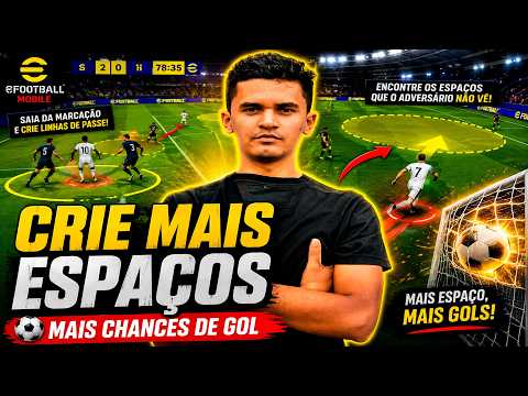 HOW TO CREATE MORE SPACE IN EFOOTBALL MOBILE ( 2 ATTACKING PATTERNS )