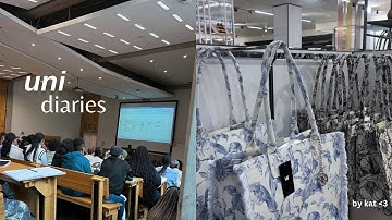 Uni diaries | trying new cafes, studying in the library + more! | Kats world