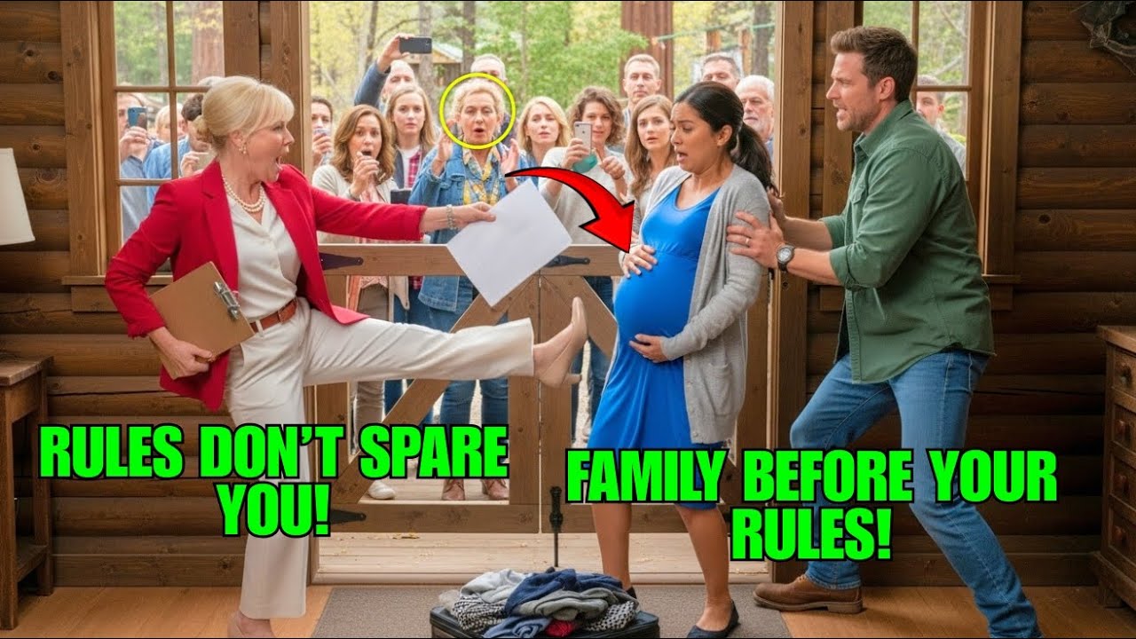Karen Tried to Kick My Pregnant Wife Out of Our Cabin — The Courtroom Fell Silent at the Video