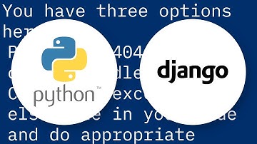 Django - catch exception