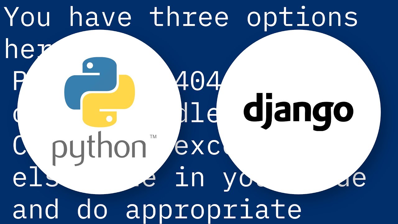 Django - catch exception