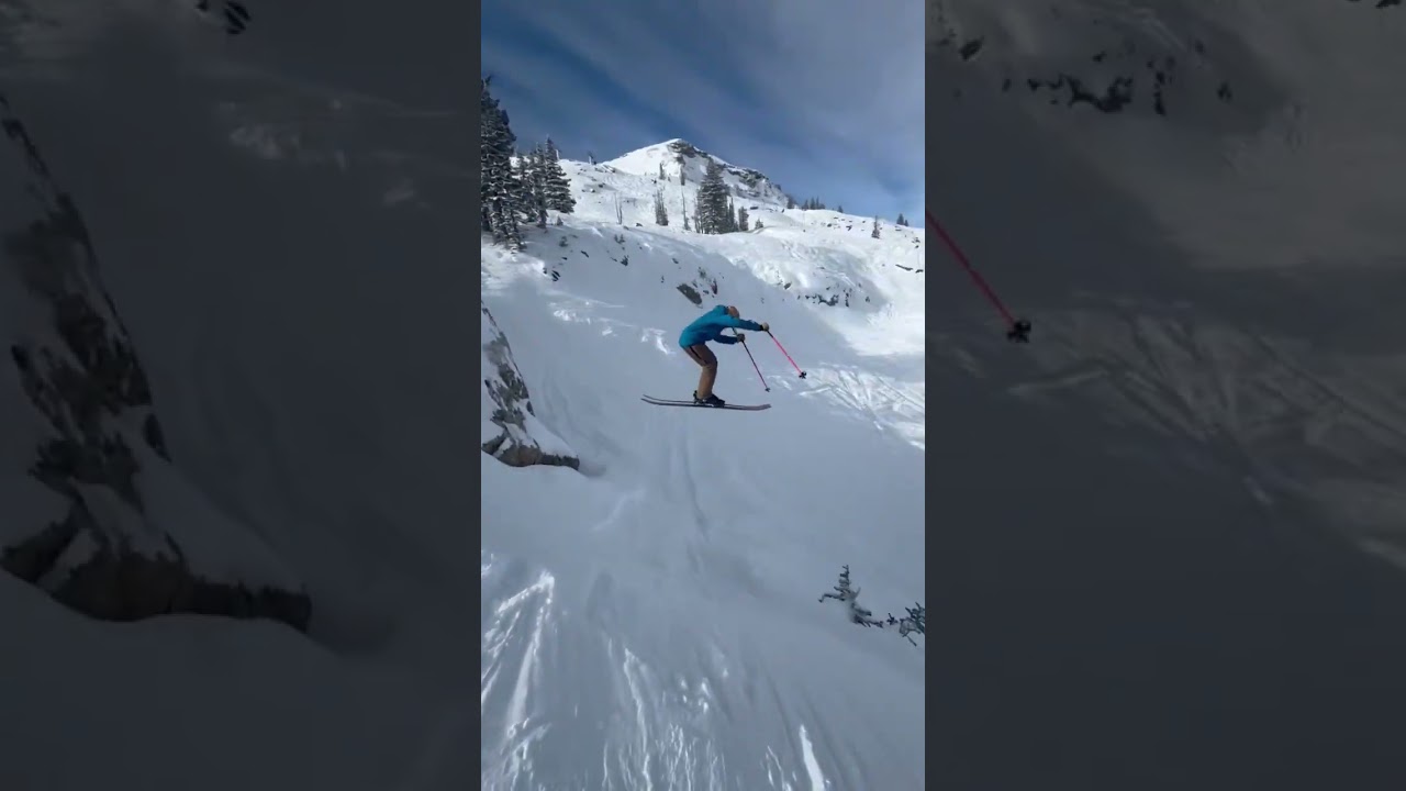 SKIER GOES HUGE!! EPIC CRASH!! 