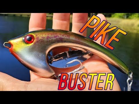 How to Make a Wooden Fishing Lure, Large Pike Lure 