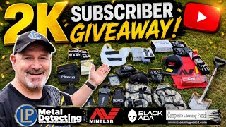 2K Subscriber GIVEAWAY. Over £400 In Prizes. Loads Of Detecting Gear & Gadgets. 