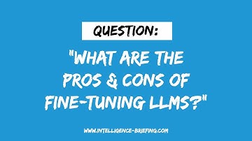 What Are The Pros & Cons Of Fine-Tuning LLMs? (Guest: Harpreet Sahota)