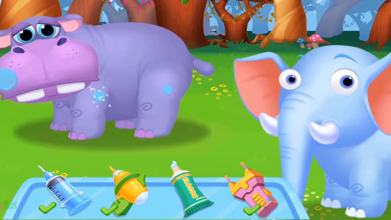 Play Kids Animal Doctor - Learn How To Treat Jungle Animals - Kids Doctor Gameplay